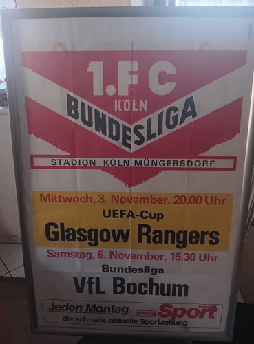Original plakat fc köln - original, 1.