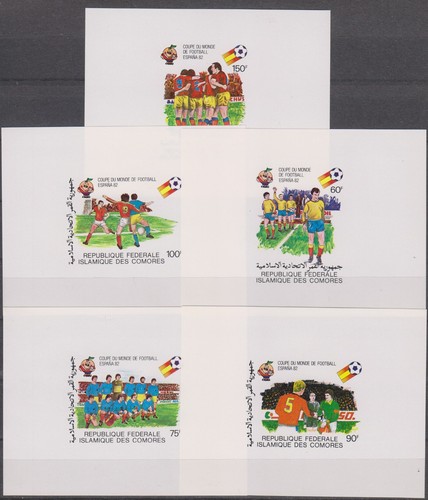 Briefmarken fussball 1982 - briefmarken,