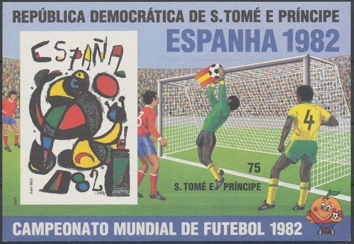 Briefmarken fussball 1982 - briefmarken,